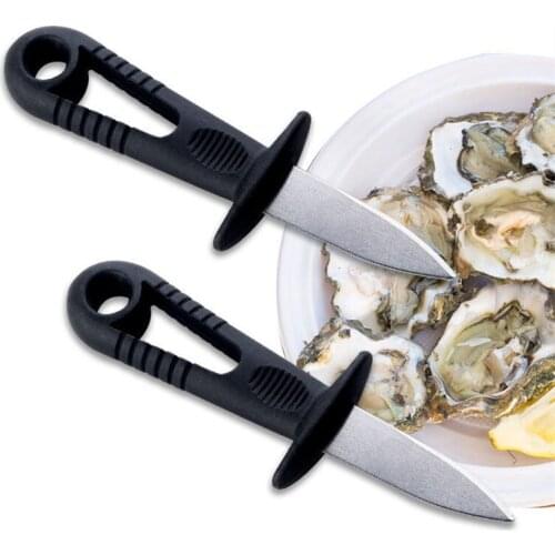 Stainless Steel Oyster Knife Open Oyster Knife Barbecue Thick Shell Mussel Scallop Knife Seafood Knife Outdoor Barbecue Knife
