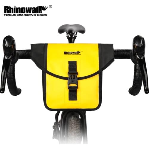 Rhinowalk Bicycle Bags Handlebar Bag Waterproof Frame Pannier Bag Multifunction Portable Shoulder 2021 New Bag Bike Accessories