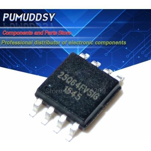 10PCS W25Q64FVSSIG W25Q64FV 3V 64M-BIT SERIAL FLASH MEMORY WITH DUAL/QUAD SOP IC