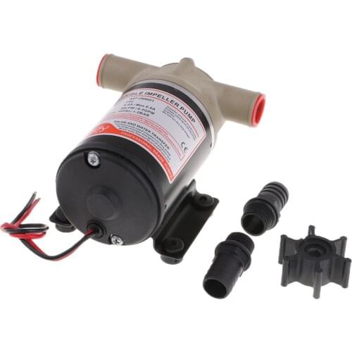 24V 8 GPM 30 LPM Self Priming Centrifugal Impeller Bilge Pump Marine RV
