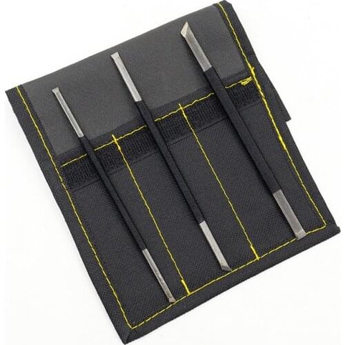 3pcs/set Dual Purpose Carving Knife High Carbon Steel Flat and Oblique Knife Hand Tools for Carving Enthusiasts