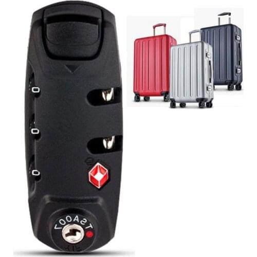 3 Digit Password Lock Steel Wire Security Lock Suitcase LuggageTravel Digital Bag Coded Lock Cupboard Cabinet Locker Padlock