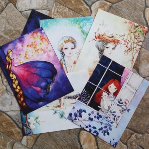 7pcs Hand Dyed Assorted Cotton Canvas Printed Quilt Fabric For DIY Sewing Patchwork Home Textile Decor 15X20cm Owl Gril D30