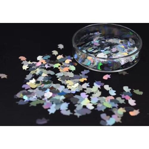 8mm holographic solvent resistant Last Unicorn Glitter, Opalescent Glitter diy slime, craft, diy tumbler making supplies