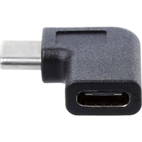 USB C Type C Male To Female Adapter Right & Left Angled USB-C USB 3.1 Type-C Male To Female Extension Adapter