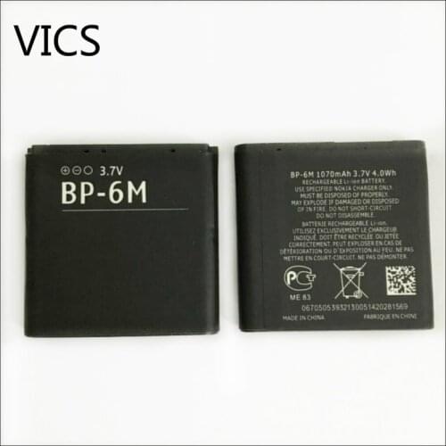BP6M BP-6M Battery For Nokia N73 N77 N93 N93S 3250 6151 6233 6234 6280 6288 6290 9300 BATTERY 6M