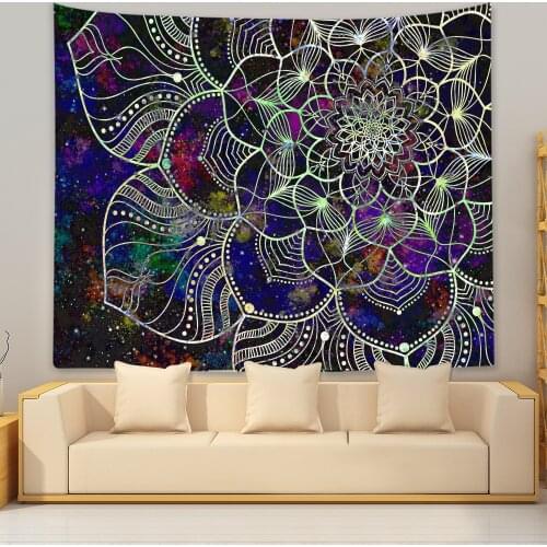 Bohemian Mandala Wall Tapestry Wall Hanging Bohemian Wall Tapestries Mandala Wall Art Decor
