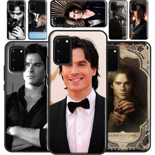 Damon Salvatore Vampire Diaries Phone Case For Samsung Galaxy S21 S20 FE S10 S9 S8 Plus S10e Note 20 Ultra Note 10 Plus