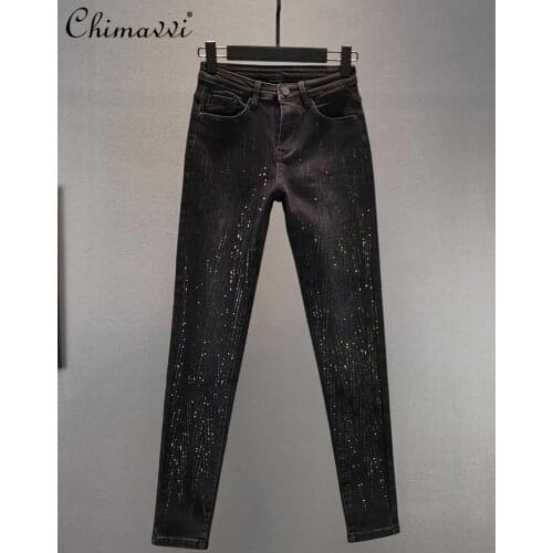 Женские джинсы стрейч Chimavvi China At AliExpress