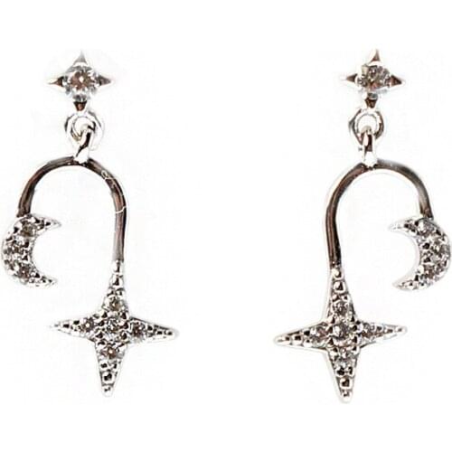 DE100 classic women party earrings new arrival romantic lover silver have different colors choose for women jewelry gift