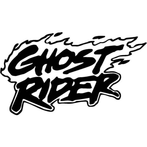 Hot Interesting Ghost Rider Car Sticker Motorcycle Decals Vinyl PVC 16cm*9cm Motorcycle Waterproof Bumper KK Decal