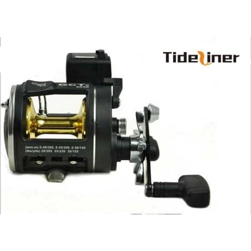 Gct2030 Line Counter Trolling baitcasting Fishing Reels Bait Line 3.8:1 4 bearings seawater fishing reel