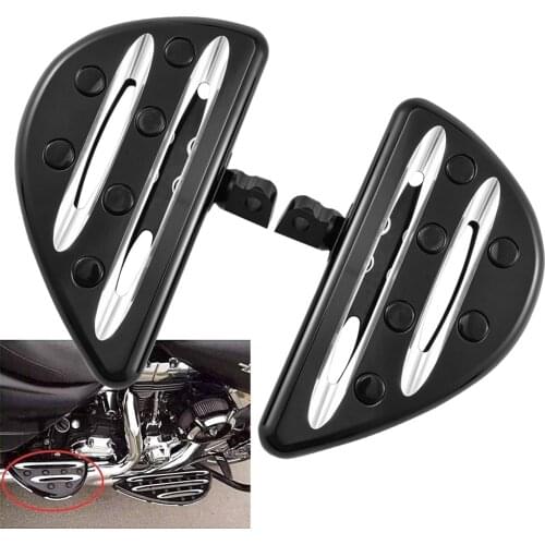 Motorcycle Foot Pegs Billet Aluminum Mini Floor Boards Footpegs Compatible For Harley Davidson Touring Softail FL Dyna FLD