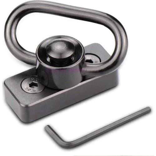 By DHL 100pcs Tactical Sling Swivel Loop Push Button Mount Key Mod For Key Handguard Rail Attachment Accessories