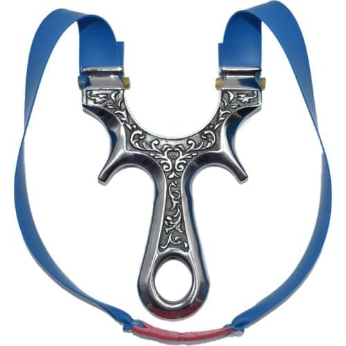 Powerful slingshot, used for hunting stainless steel band rubber band outdoor shooting game slingshot