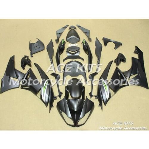 New ABS motorcycle Fairing For kawasaki Ninja ZX6R 636 2009 2010 2011 2012 Injection Bodywor astonishing Black ACE No.21