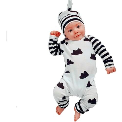 Cloud style Baby boys girls clothes Long sleeve baby rompers newborn cotton baby clothing jumpsuit infant clothing