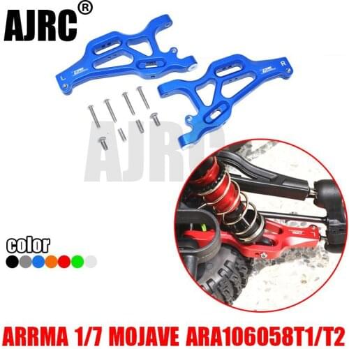 ARRMA-1/7 4WD MOJAVE 6S-ARA106058T1/T2 aluminum alloy front lower swing arm-A arm ARA330606