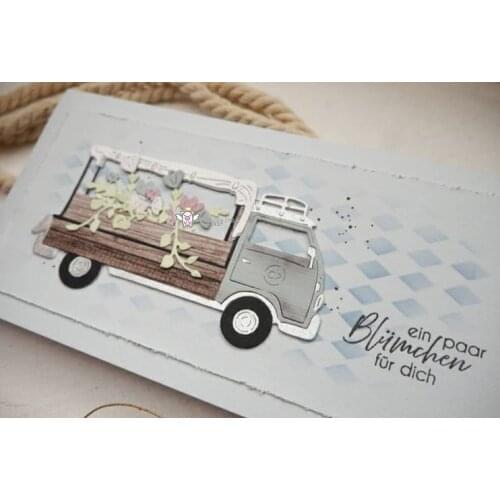 Mmao Crafts Metal Steel Cutting Dies Truck car Stencil For DIY Scrapbooking Paper/photo Cards Embossing Dies