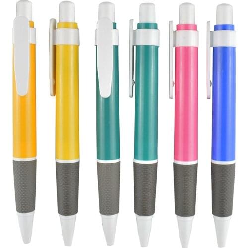 100pcs/lot advertising wholesale pens cheap press ballpoint pens office school business writing pen promotion gift