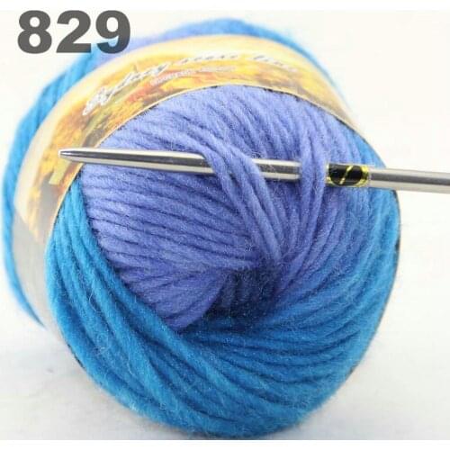 6x50gr Skeins NEW Chunky Hand Coarse Knitting Scores wool yarn 829