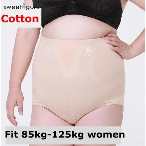 Plus Size 5XL Slimming Pants High Waist Lady Cotton Pants Panties Belly Body Shaper Underwear Panty Pregnant Waist Trainer