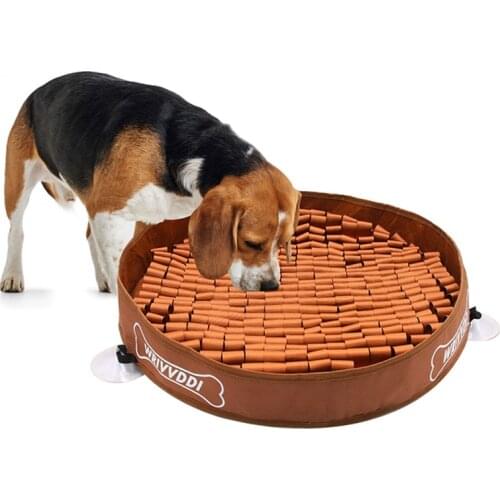 Dog Snuffle Mat Washable Puzzle Toy Pet Interactive Toy Feeding Pad Dog Indoors Intelligence Training Mat Sniffing Mat for Dog