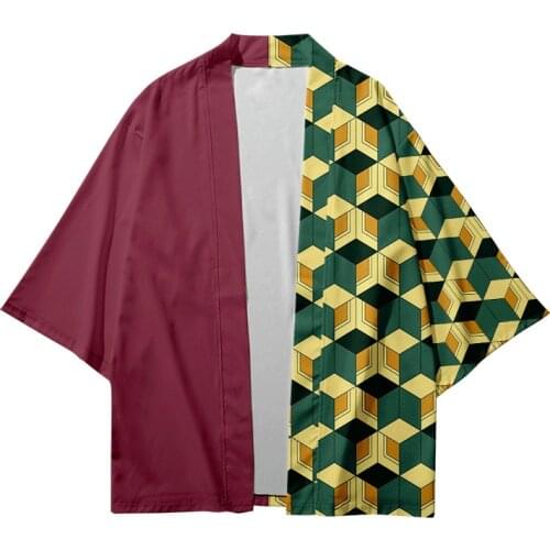 Plus Size 6XL 5XL 4XL Loose Japanese Samurai Cartoons Cardigan Women Men Harajuku Kimono Cosplay Tops Blouse Yukata Clothing