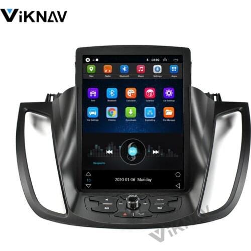 Vertical screen Multimedia stereo player for Ford kuga 2013-2018 car radio GPS navigation Tesla style car video