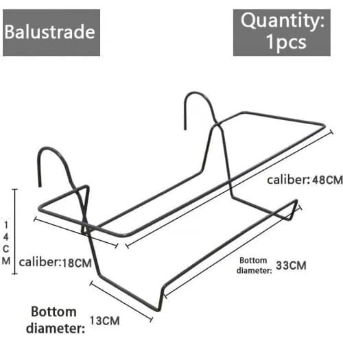 Horon pot planting pot 50 size special hanger balcony vegetable pot hanger family balcony vegetable pot hanger