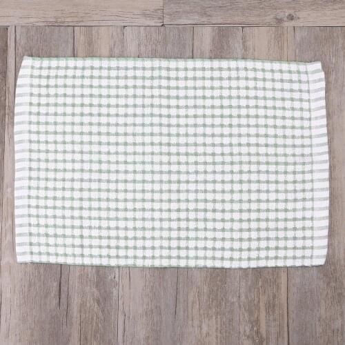 37x27CM Premium Cotton Dish Cloth High Duty Absorbent Kitchen Towel Tea Towel - Green