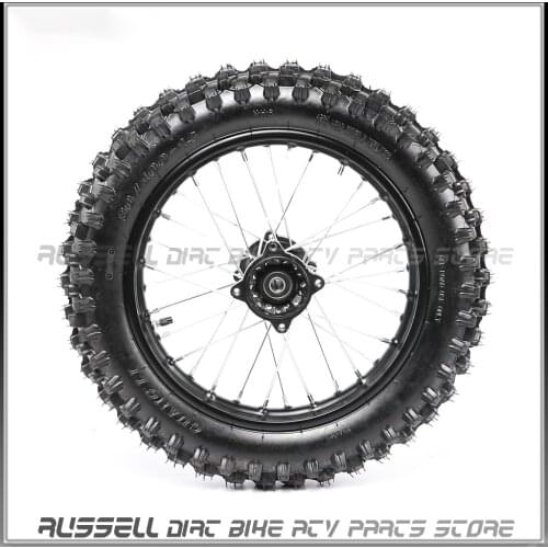 Rear Wheel Rim Tire Inner tube Tyre PIT PRO Dirt Bike 1.85x14 14" 90/100-14