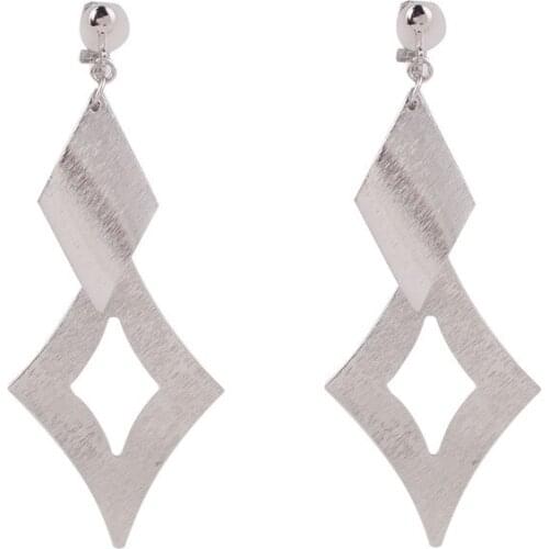 Grace Jun European and American Style Clip on Earrings No Pierced for Women Gorgeous Cuff Earrings Charm Geometric Ear Clip