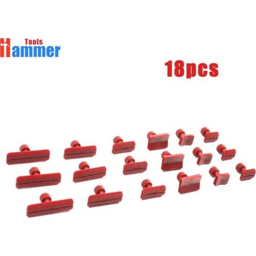 18pcs car dent glue tabs car dent tools paintless dent repair tools