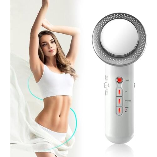 3 in 1 EMS Ultrasound Cavitation Body Slimming Massager Facial Lifting Fat Cavitation Burner Machine Infrared Weight Lose