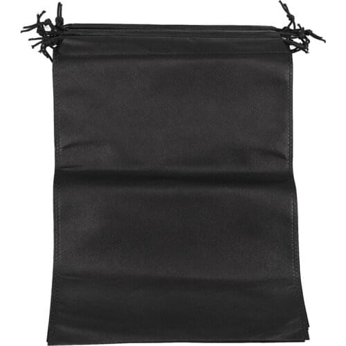 8 Pcs Shoes Bag, Cover Shoes Black Waterproof Anti-dust Storage Portable Bags for Travel Sports