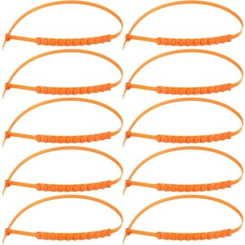 10pcs/set Automobile Universal Anti-skid Snow Chain Off-road Vehicle Tire Snow Chains Emergency Non-slip Cable Ties