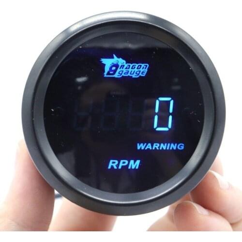 Car Modified Tachometer 52mm Racing Modified Speedometers 12V Rpm Gauge