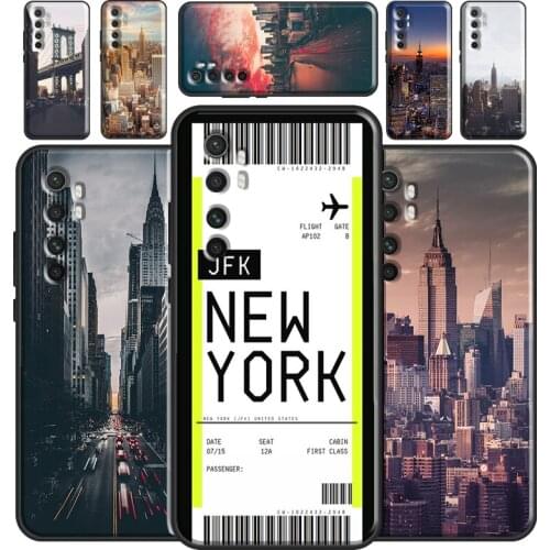 New York City For Xiaomi Mi 11 Ultra Case For Xiaomi Mi 11 Lite Note 10 10T Pro POCO F3 M3 X3 Pro Cover