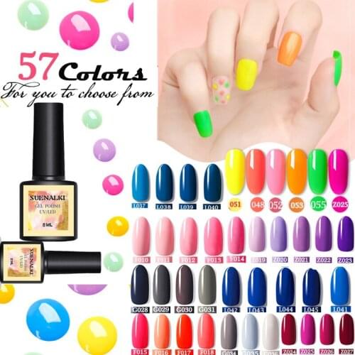 Gel Nail Polish 8ml Varnish Hybrid Manicure Set For Nail Art Semi Platinum Painting UV LED Lamp Nails Gel polish