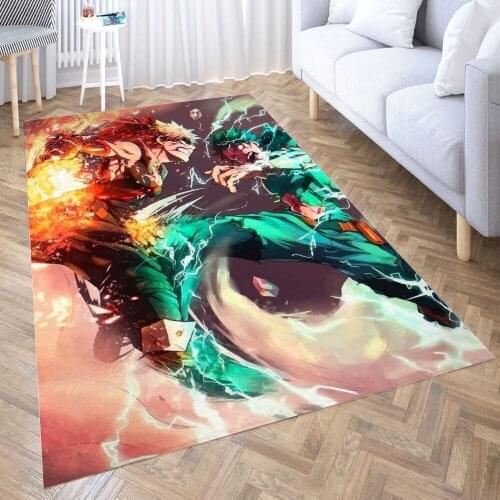 My Hero Academia Rugs Non-Slip Floor Mat Doormats Home Rug Carpet Bedroom Entrance Door Mat Kitchen Rugs Yoga Mat Doormat Decor