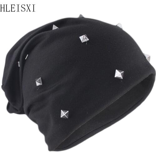Top Fashion Autumn Women Beanies Skullies Casual Winter Male HiP Hop Block Hats For Girls Beauty Soft Solid Gorras Cotton Bone