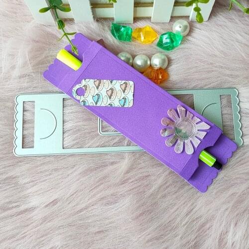 New Pencil holder metal cutting die mould scrapbook decoration embossed photo album decoration card making DIY handicrafts
