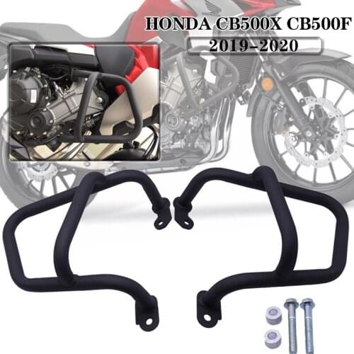 For HONDA CB500X CB500F 2019-2020 Motorcycle Front Engine Guard Crash Bars Frame Protector Bumper Motorbike Accessories