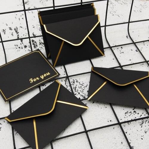 Pearlescent Paper Envelope Wedding Envelope Phnom Penh Envelope Card card Wedding Business Invitation Black and white