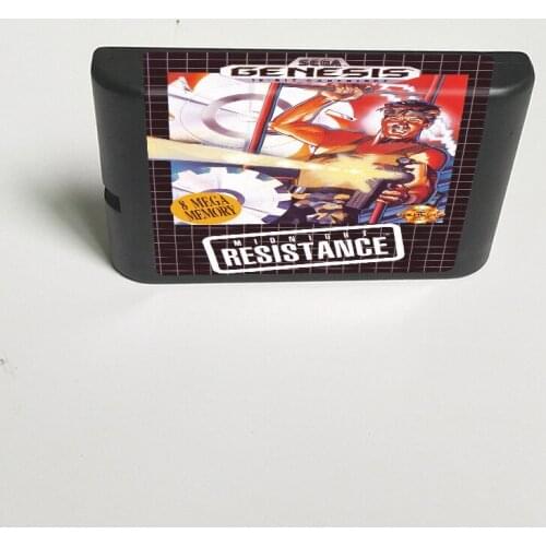 Midnight Resistance - 16 Bit MD Game Card for Sega Megadrive Genesis Video Game Console Cartridge