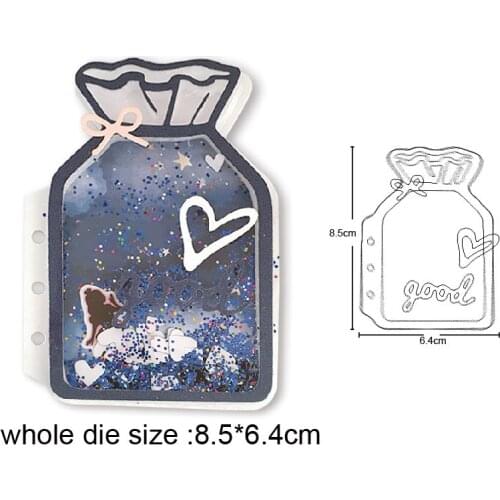 Craft dies Heart Wallet Purse Bag Metal Cutting Dies Cut Die Mold Scrapbooking Paper Craft Knife Mould Blade Punch Stencils dies