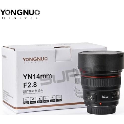 New arrived, YONGNUO YN14mm AF MF F2.8 Ultra Wide Angle Camera Lens For Canon 60d 600d 1300d t5i 6d 550d 70d eos 1300d 7d