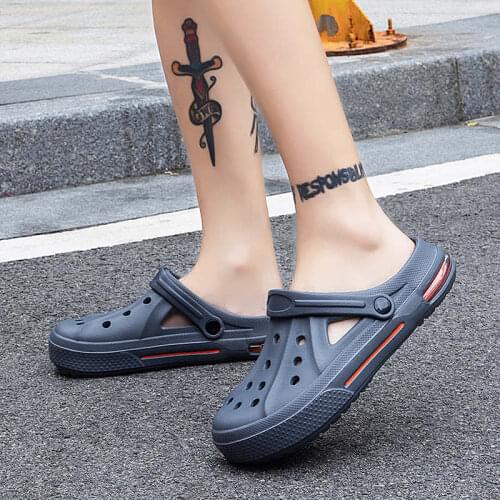 Slippers For Men Summer Womens Flip-Flops Beach Best Sale Sandals Woman 2021 Medium Heel Damping Sneakers Boty Tennis Elderly