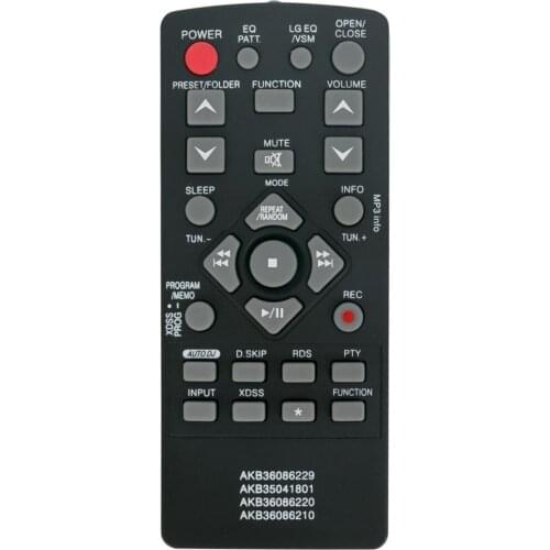 New AKB36086229 AKB35041801 AKB36086220 AKB36086210 Replaced Remote Control fit for LG Audio System